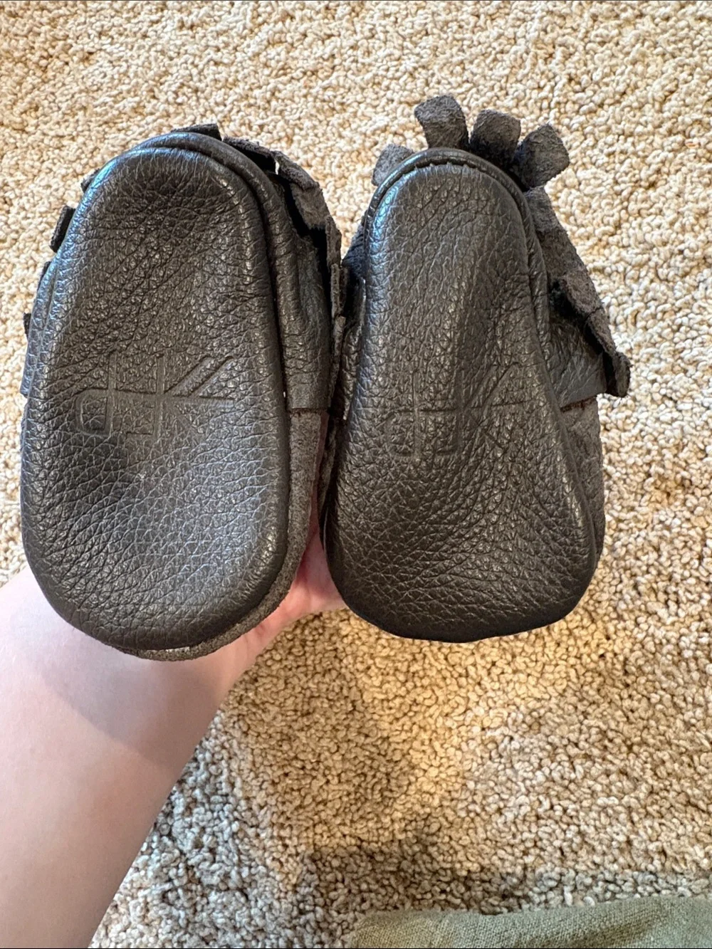 Freshly Picked Suede Leather Moccasin Baby shoes slippers